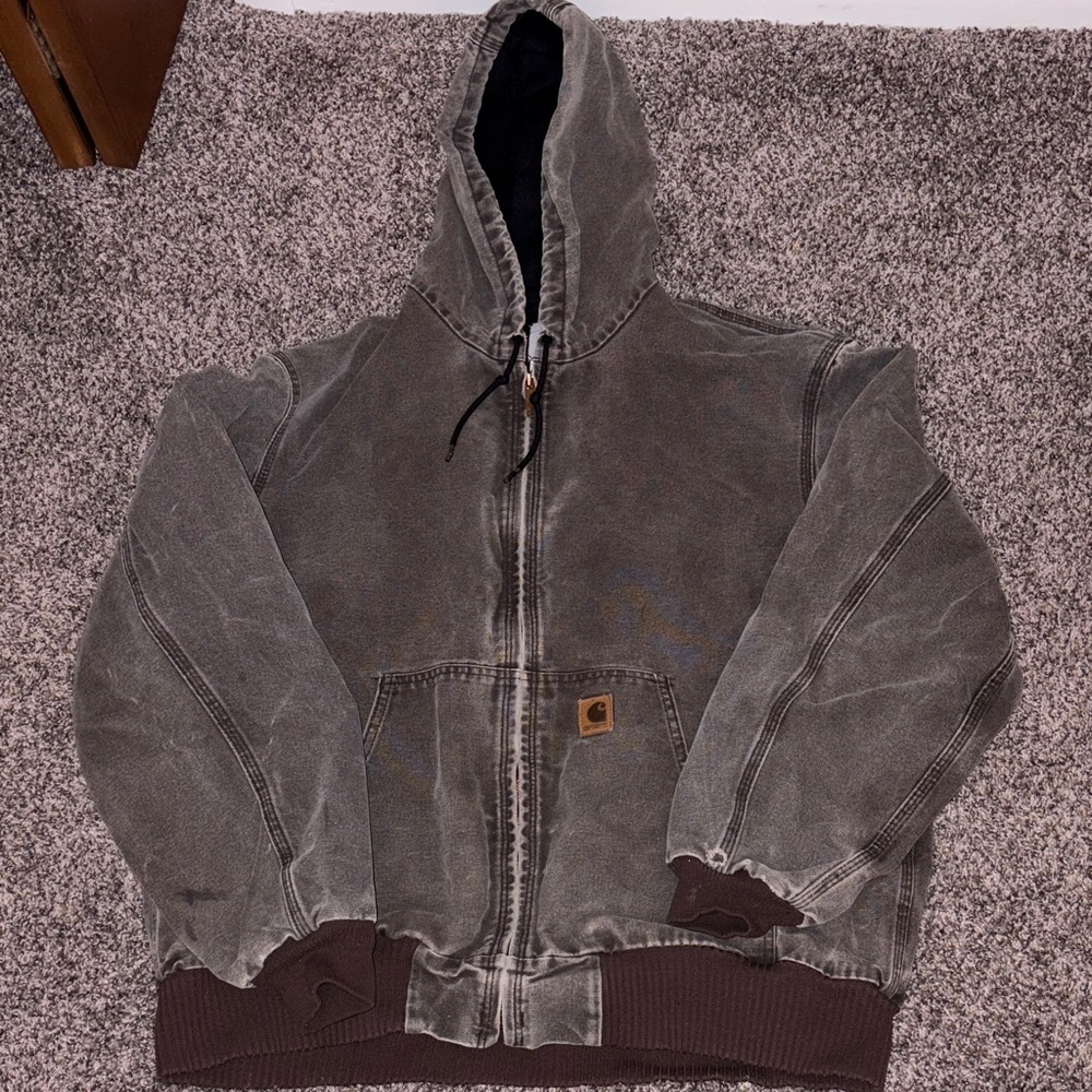 Carhartt Brown Hooded Jacket